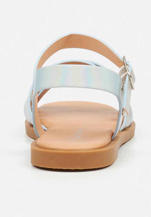 Flutterby - Lillie 1 girls sandal - silver