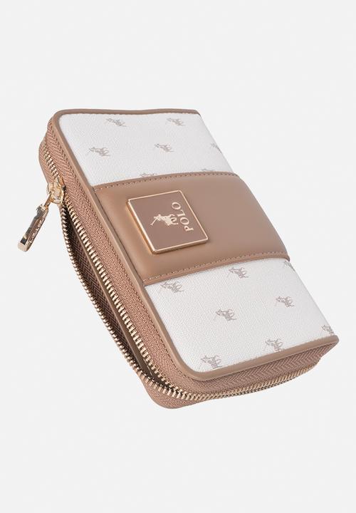POLO - Kensington Medium Zip Around Purse - Beige