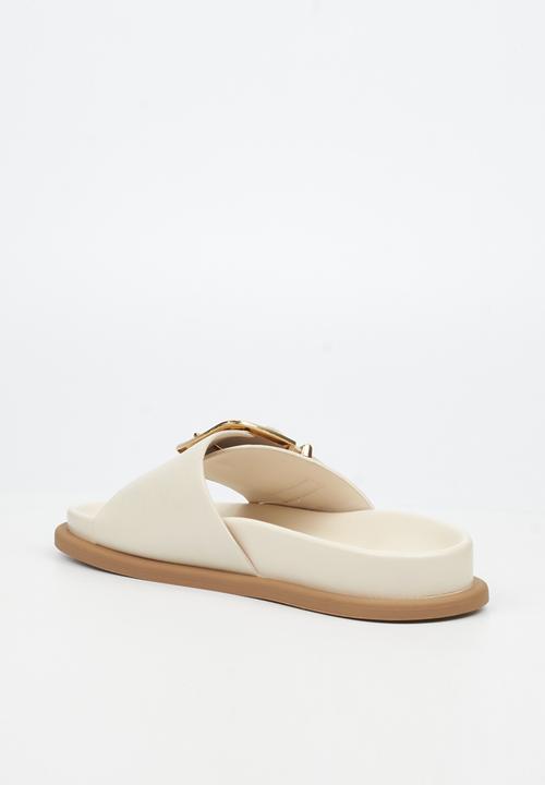 Miss Black - Polpetta 12 buckle strap sandal - natural
