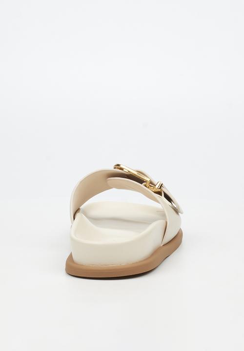 Miss Black - Polpetta 12 buckle strap sandal - natural