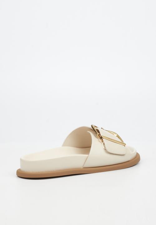 Miss Black - Polpetta 12 buckle strap sandal - natural