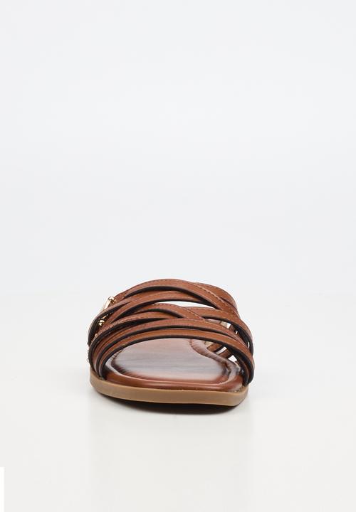 Miss Black - Rune 1 strappy sandal - tan