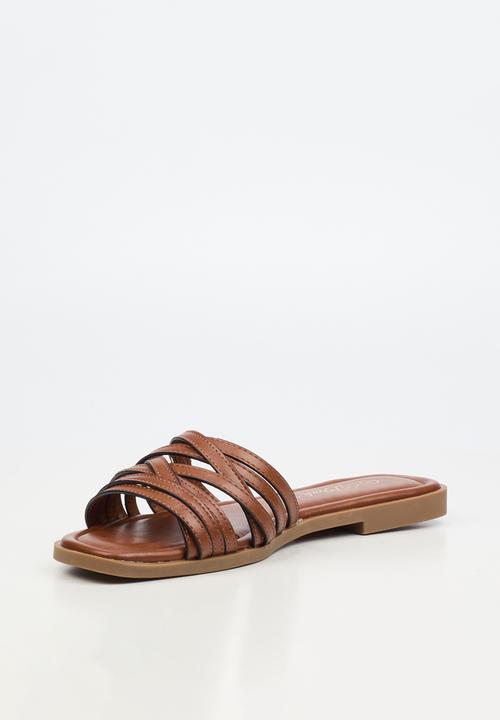 Miss Black - Rune 1 strappy sandal - tan