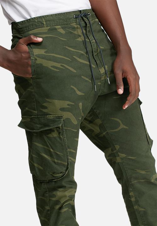 S.P.C.C - Camo slim utility pants
