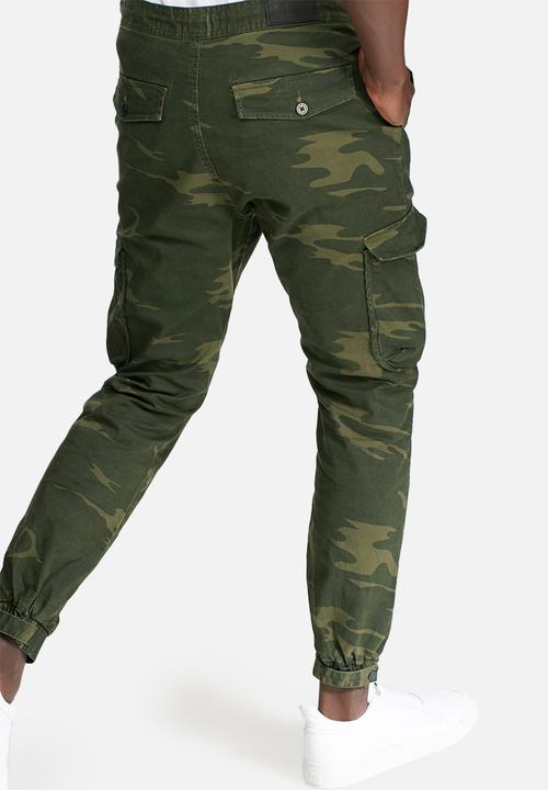 S.P.C.C - Camo slim utility pants