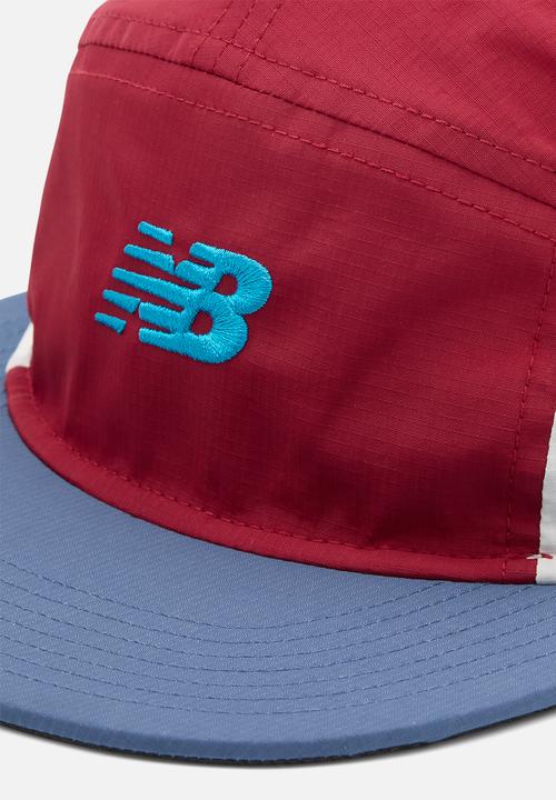 New Balance  - 47 Multi-Colored 5-Panel Cap - Podium Red