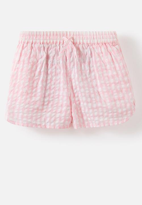Cotton On - Gigi Woven Short -  Ballet Pink/Gingham