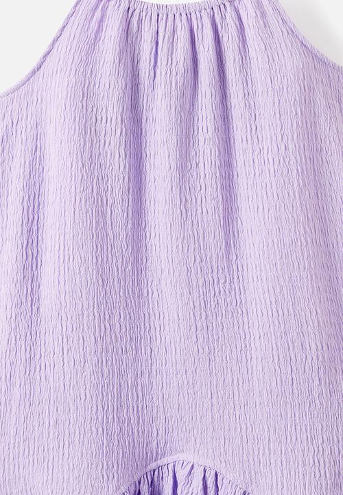 Cotton On - Hazel Scalloped Sleeveless Dress - Vintage Lilac
