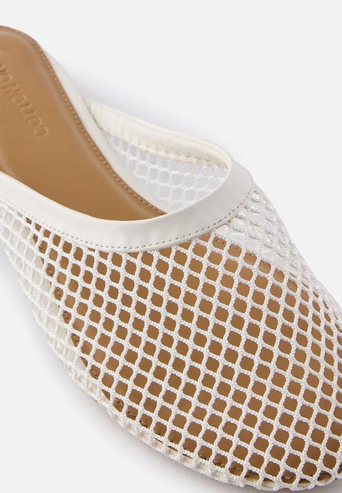 Cotton On - Slipper mule - white mesh