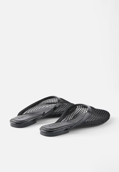 Cotton On - Slipper mule - black mesh