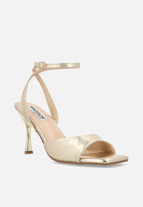 Madison® - Gretta open toe ankle strap - gold