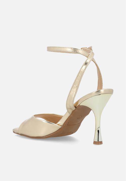 Madison® - Gretta open toe ankle strap - gold