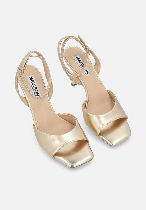 Madison® - Gretta open toe ankle strap - gold