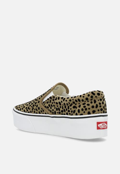 Vans - Classic Slip-On Stackform - Spotted Olive Brown/Black