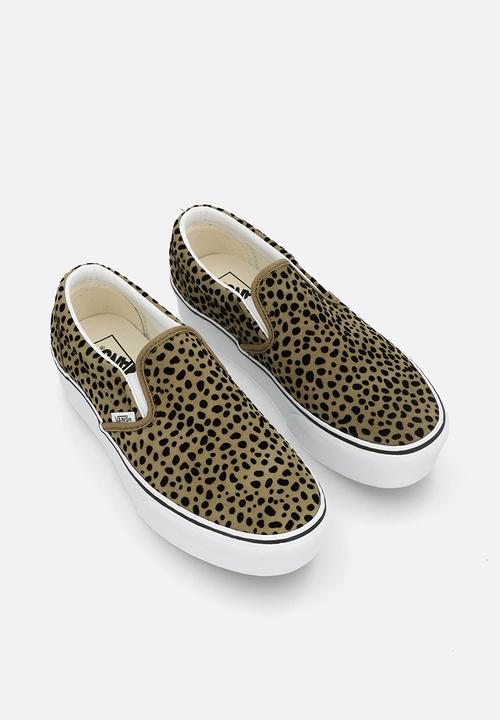 Vans - Classic Slip-On Stackform - Spotted Olive Brown/Black