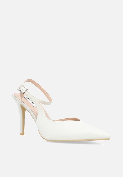 Be Mine - Kanica slingback heel - ivory satin