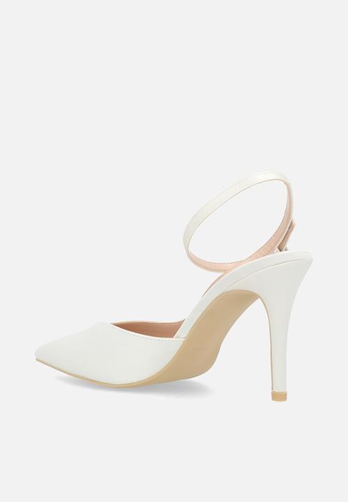 Be Mine - Kanica slingback heel - ivory satin