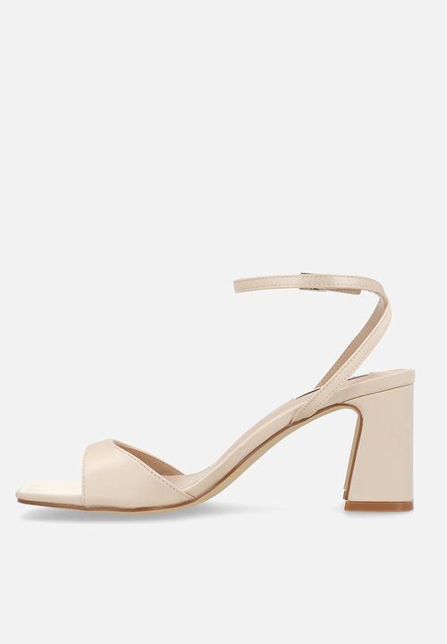 Be Mine - Cora ankle strap heel - rose satin