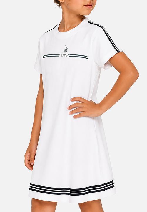 POLO - Girls Jamie Sport Ss Dress - White