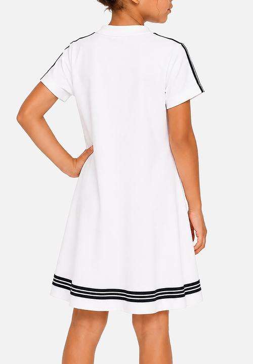 POLO - Girls Jamie Sport Ss Dress - White