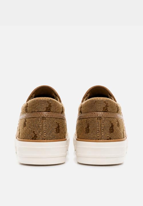 POLO - Kids Jacquard Slip On Sneaker - Stone