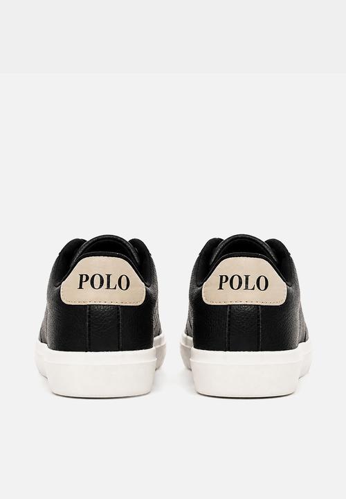 POLO - Kids Classic Leather Sneaker  - Black