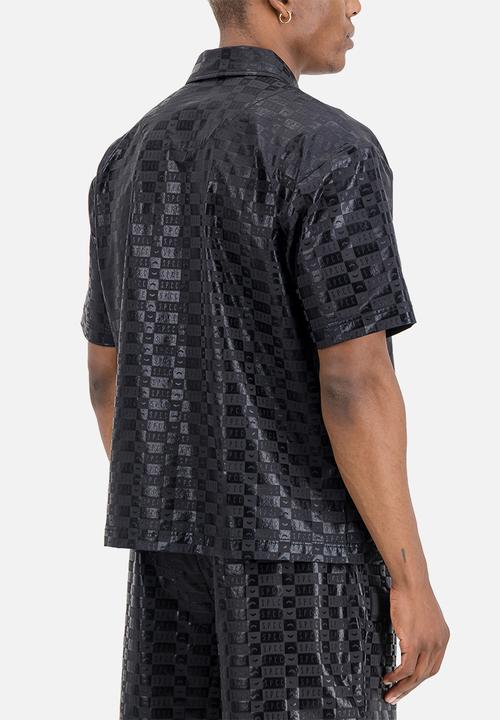 S.P.C.C - Arden Shirt Sleeve Printed Jacket - Black