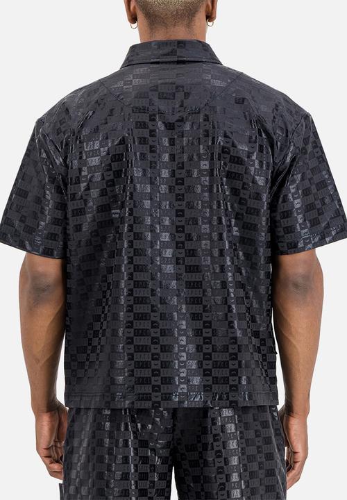 S.P.C.C - Arden Shirt Sleeve Printed Jacket - Black