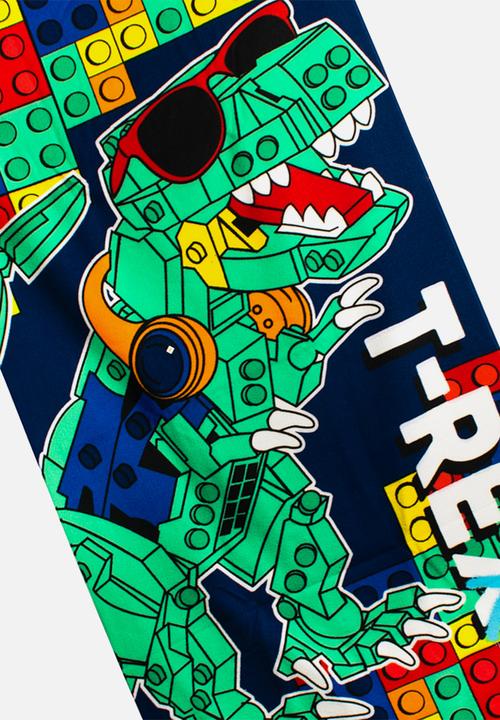 Character Group - Beach Towel - Dino Blocks