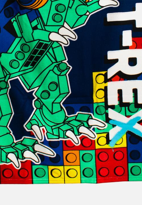 Character Group - Beach Towel - Dino Blocks