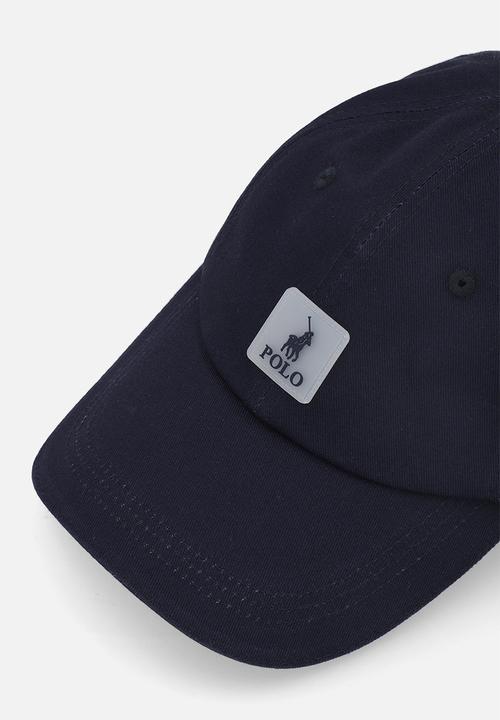 POLO - 6 Panel Badge Peak - navy