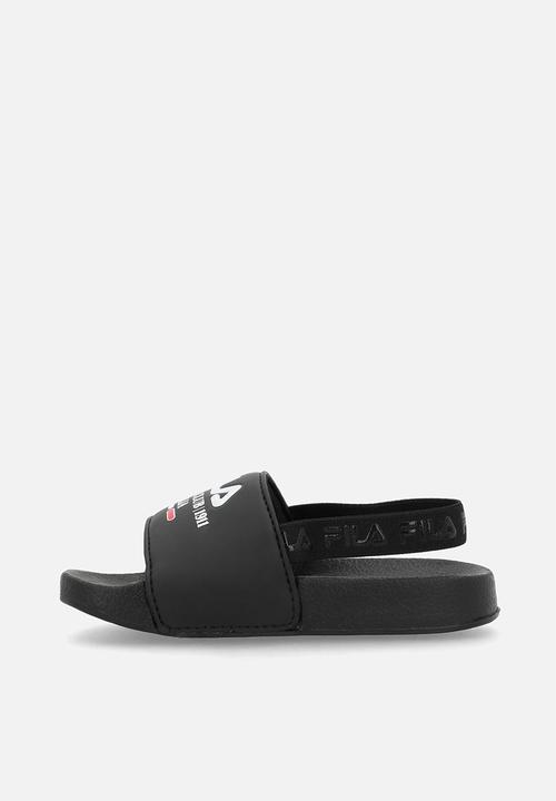 FILA - Sand slide-black/white/red