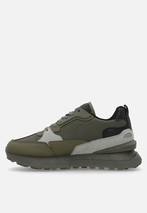 Pierre Cardin - Bruce casual lace up - Olive