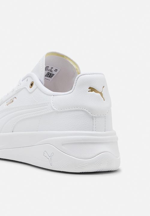 PUMA - Court Bae Jr - Puma White-Puma White-Puma Gold