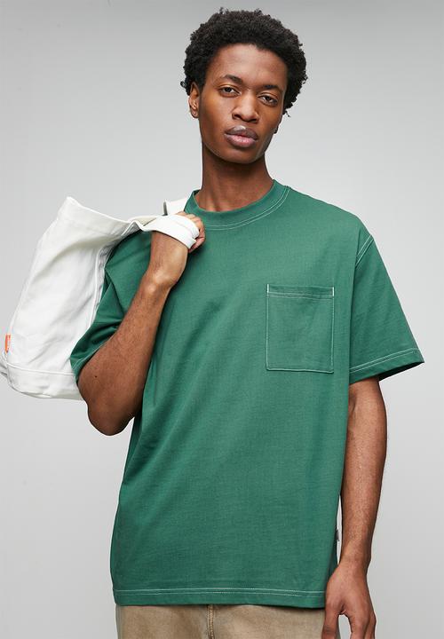 Only & Sons - Onslarry Life Ovz Ss Pkt Tee - Mallard Green