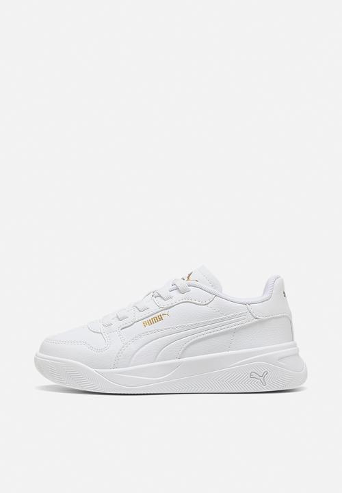 PUMA - Court Bae Ac Ps - Puma White-Puma White-Puma Gold