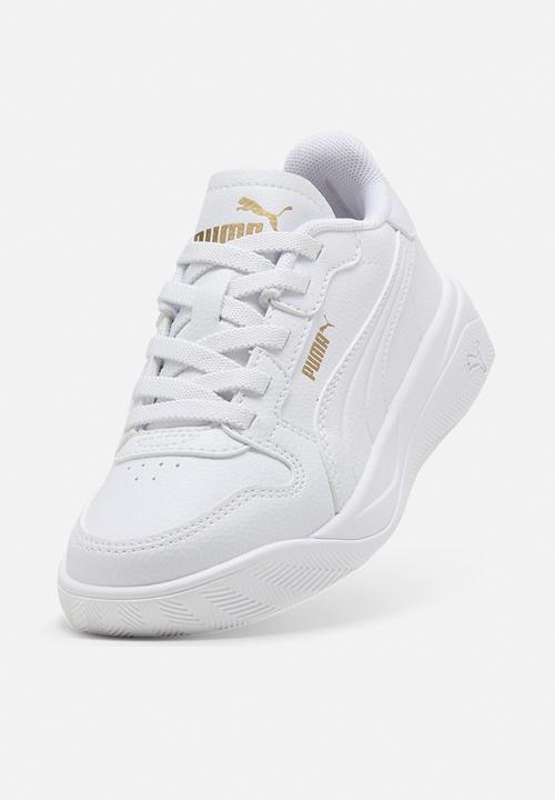 PUMA - Court Bae Ac Ps - Puma White-Puma White-Puma Gold