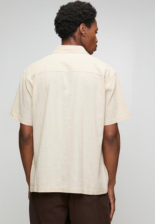 Only & Sons - Onscharles Ss Shirt - Silver Lining