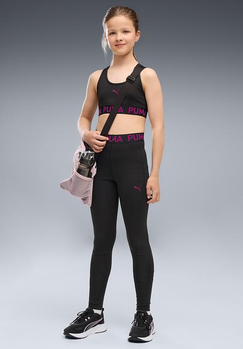 PUMA - Puma Strong Train Tights G - Puma Black-Fuchsia Glow