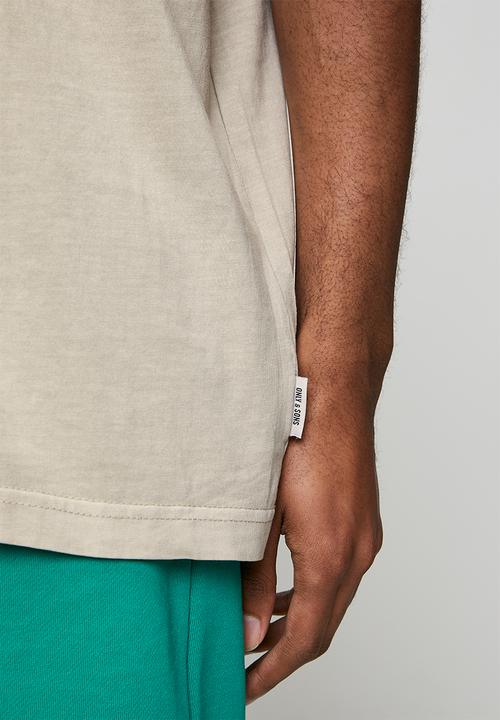 Only & Sons - Onsben Ovz Ss Tee Cbo - Moonstruck