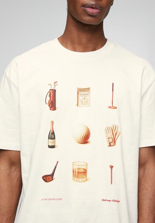 Cotton On - Everyday Fit Graphic T-Shirt - Vintage White/Attire