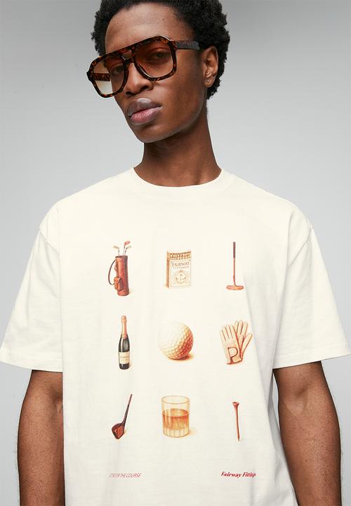 Cotton On - Everyday Fit Graphic T-Shirt - Vintage White/Attire