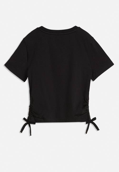 PUMA - Ess Slim Knotted Tee G - Puma Black