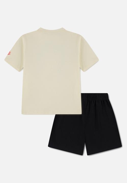 Nike - Nkn Tennis Jersey Ft Short Set - Black
