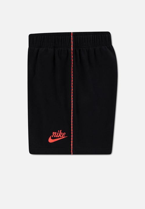 Nike - Nkn Tennis Jersey Ft Short Set - Black