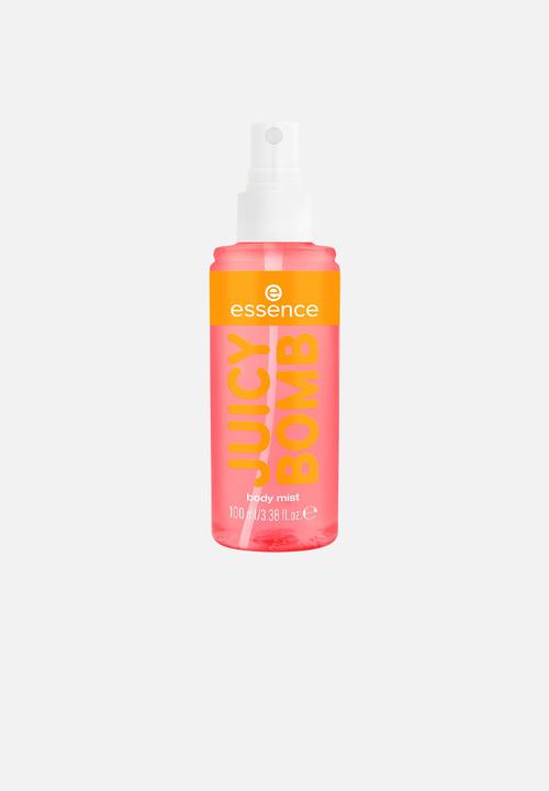 essence - JUICY BOMB tropical drop body mist - 110 Mango Mellow