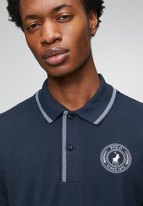 POLO - Mens Sport Short Sleeve Pique Golfer - Navy