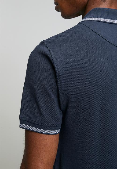 POLO - Mens Sport Short Sleeve Pique Golfer - Navy