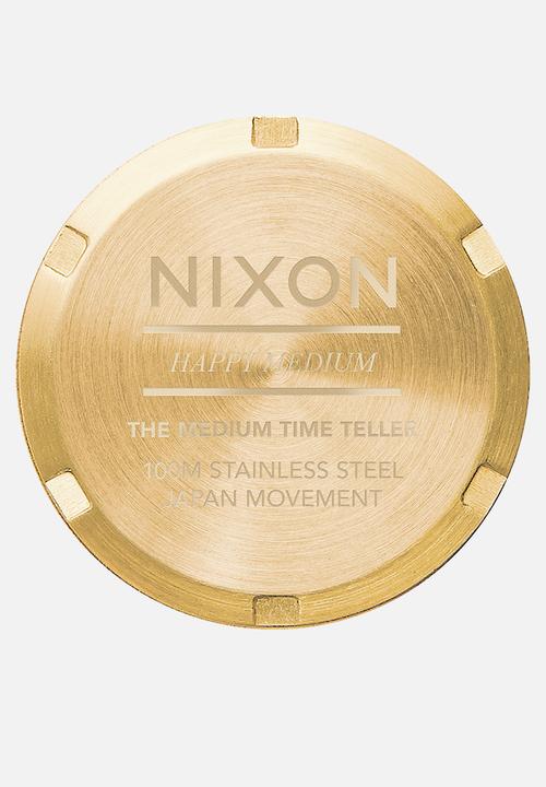 Nixon - Medium Time Teller - Light Gold / Turquoise