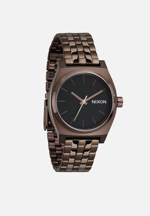 Nixon - Medium Time Teller - Chocolate / Black Coffee